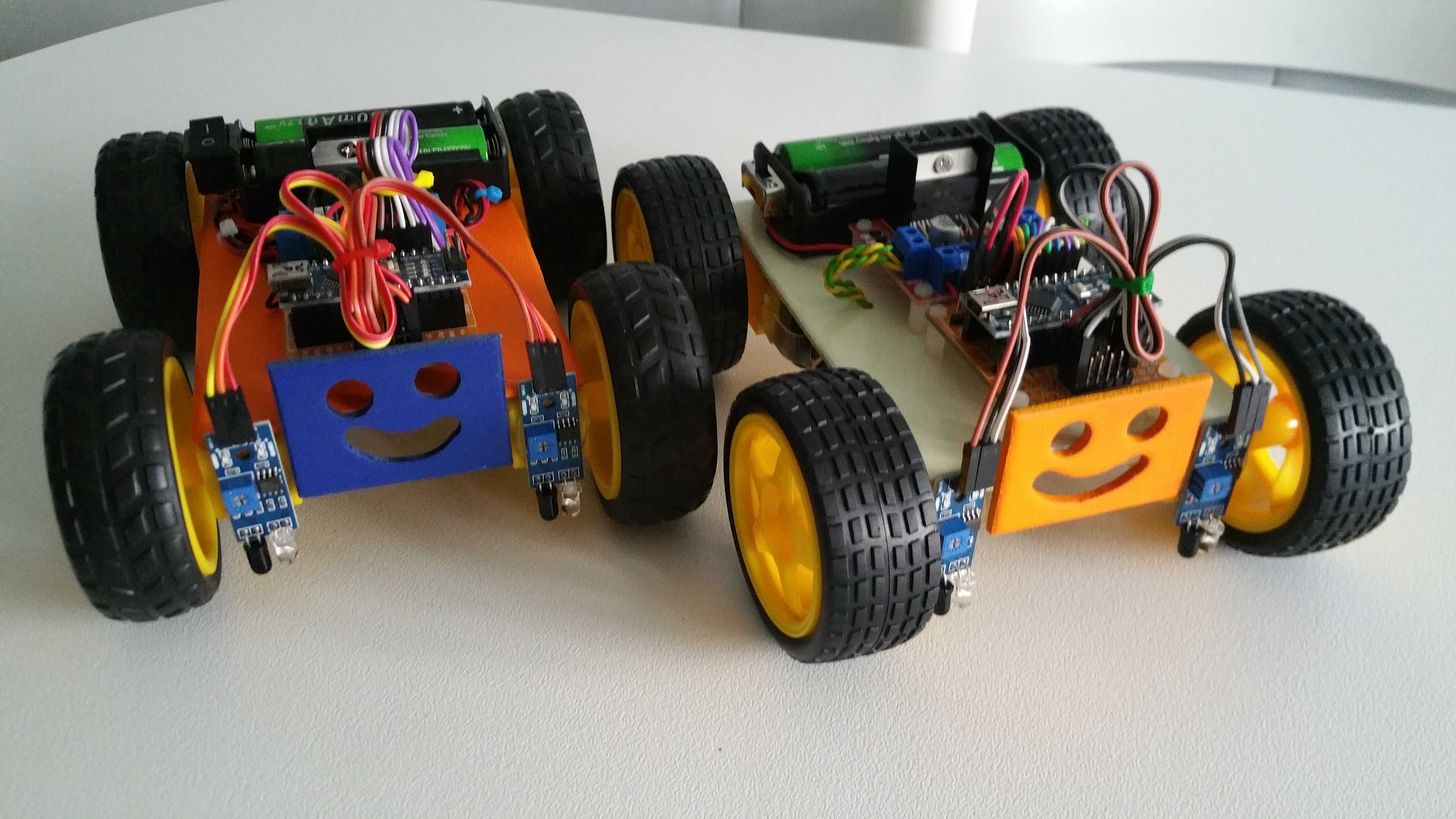 Carro Robot Arduino Educacional programado seguidor de linha.