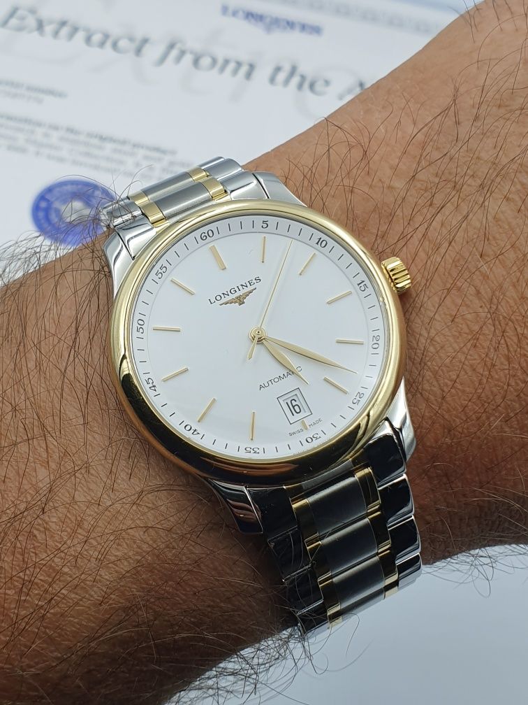 Longines Master Colection Automatic GOLD - złoto 18k - Swiss Made