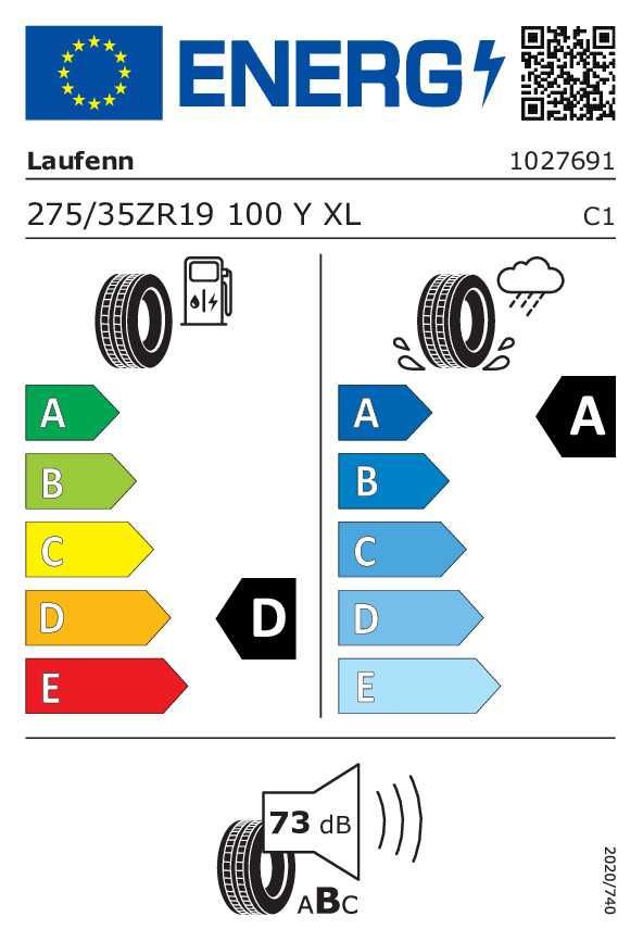 4x LAUFENN Z FIT EQ 245/40R19 98Y XL  275/35R19 100Y XL