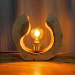 Lampy handmade z orzecha włoskiego