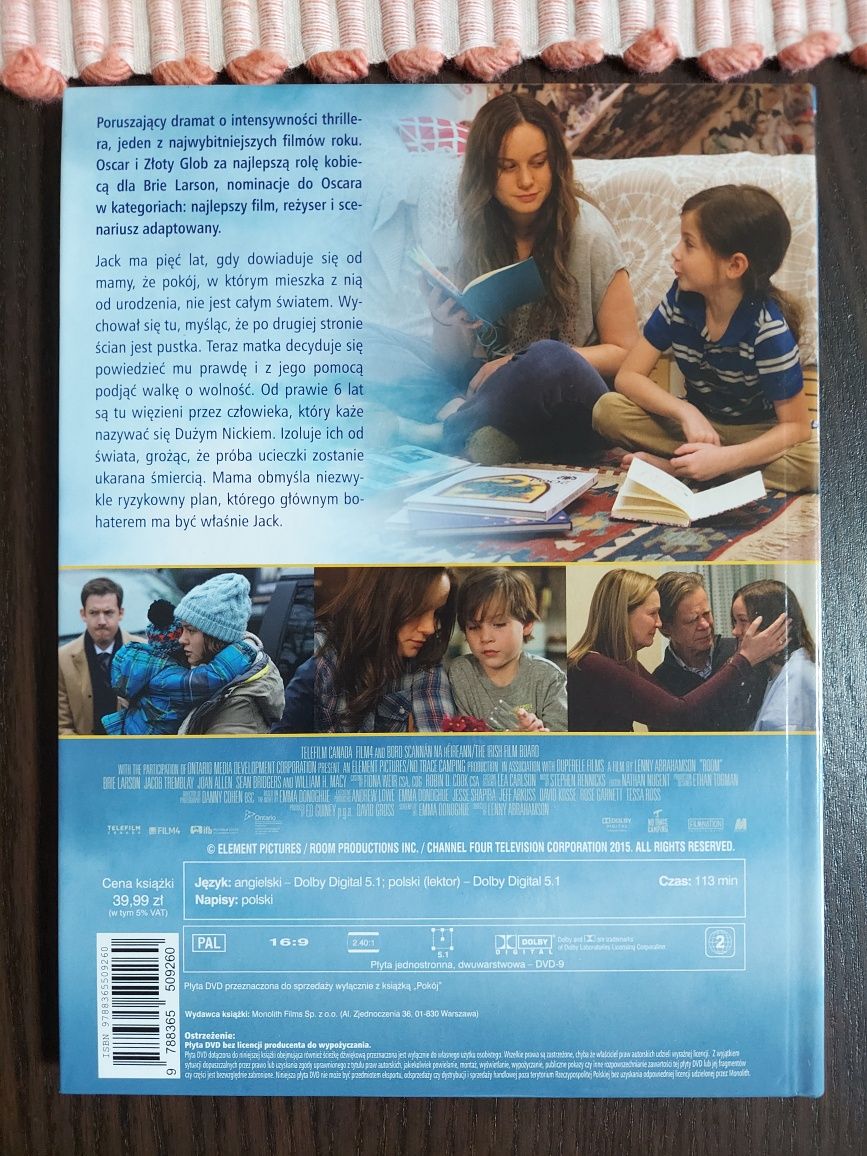Pokoj - film na DVD z książką o filmie