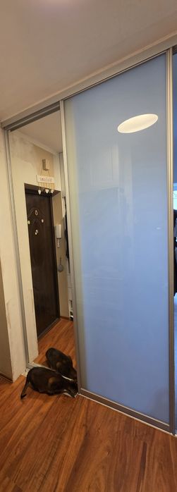 Drzwi przesuwne do szafy KOMANDOR – lustra, szkło.