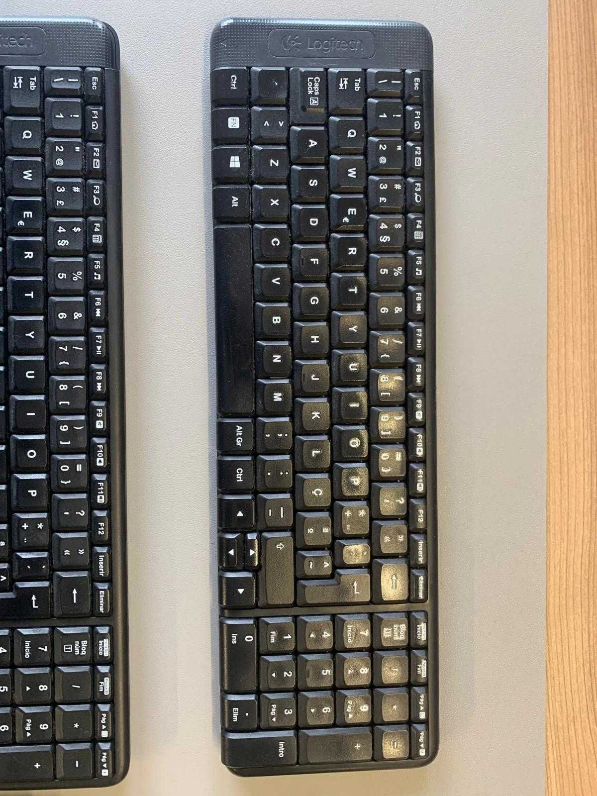 Teclado MK220 + Rato M150 Logitech | Wireless | Português | Preto
