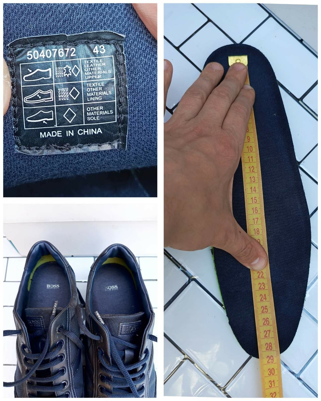 Брендові кросівки Hugo Boss (44р.28,28.5см)