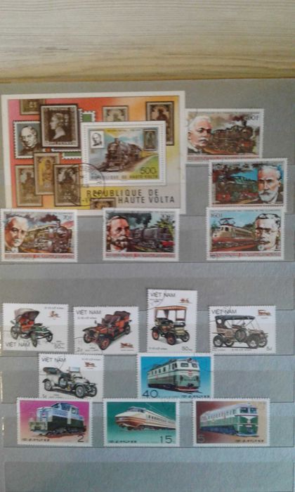 Почтовые марки -транспорт