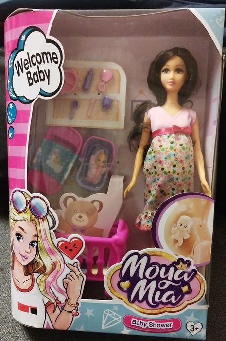 Лялька вагітна з малюком moya mia