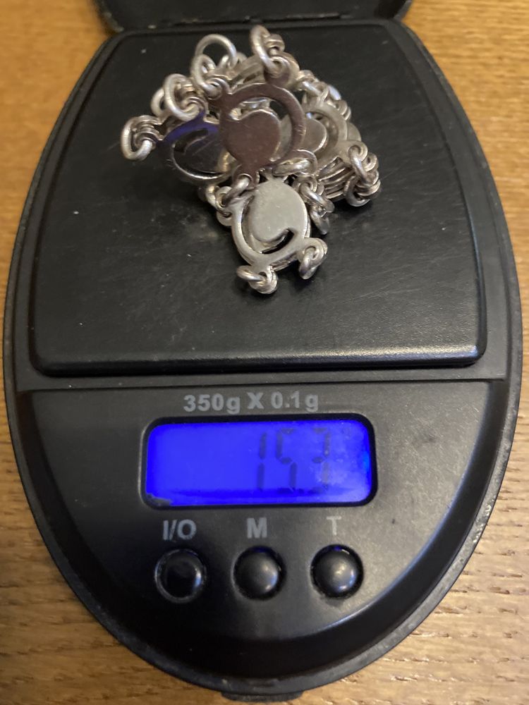 Pulseira em prata Portuguesa marcada