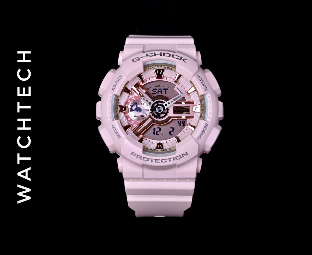 NEW! Жіночий годинник Casio G-Shock GMA-S110MP-4A1 оригінал baby-g