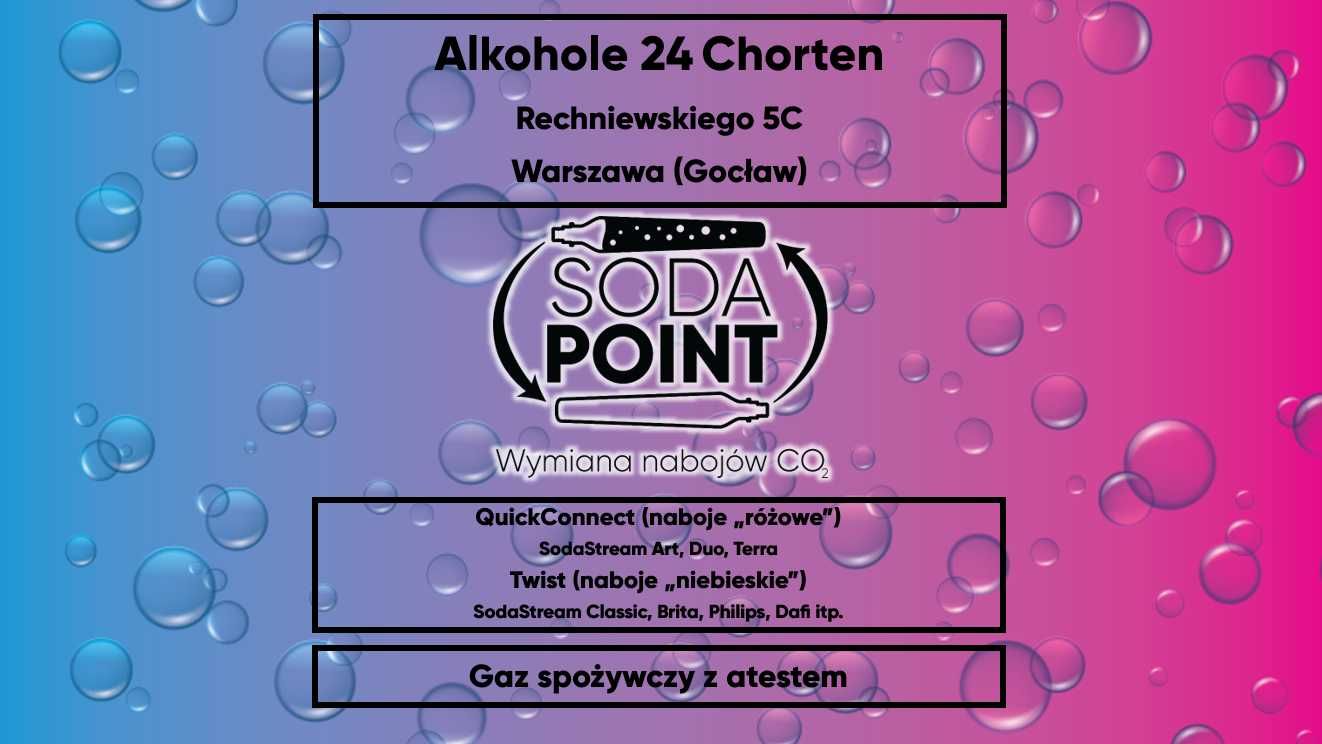 Sodastream Warszawa (Gocław), Rechniewskiego 5C Wymiana nabojów CO2