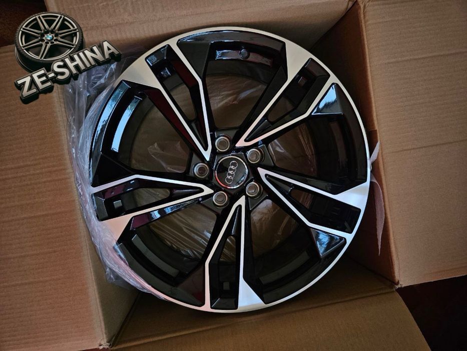 нові Диски R18 5x112 Audi A4 A5 A6 A7 A8 Q5 Gloss Black
