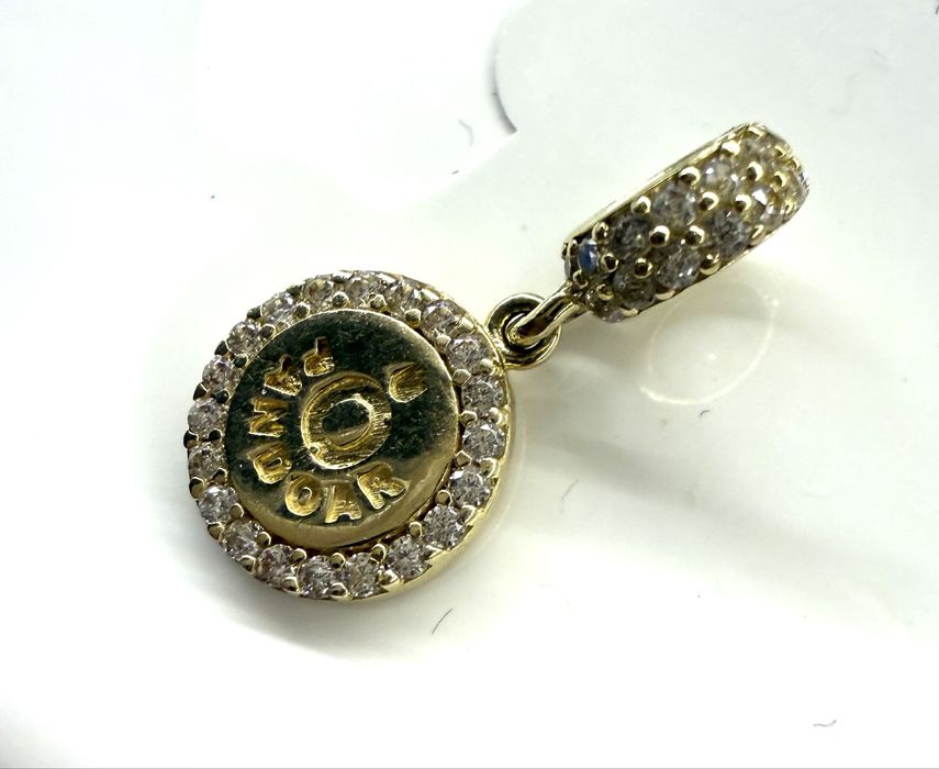 Złoty Charms wiszący próba złota 585 14 K