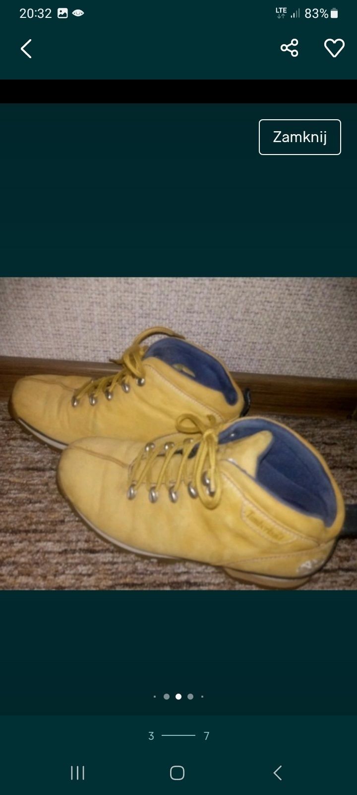 Timberland buty trapery rozmiar 40