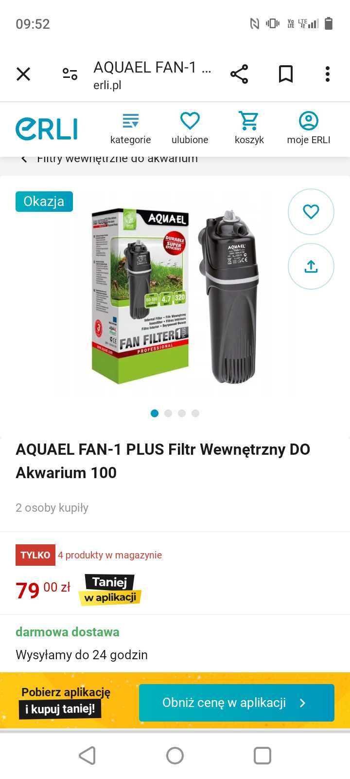 Grzałka i filtr do akwarium nowe