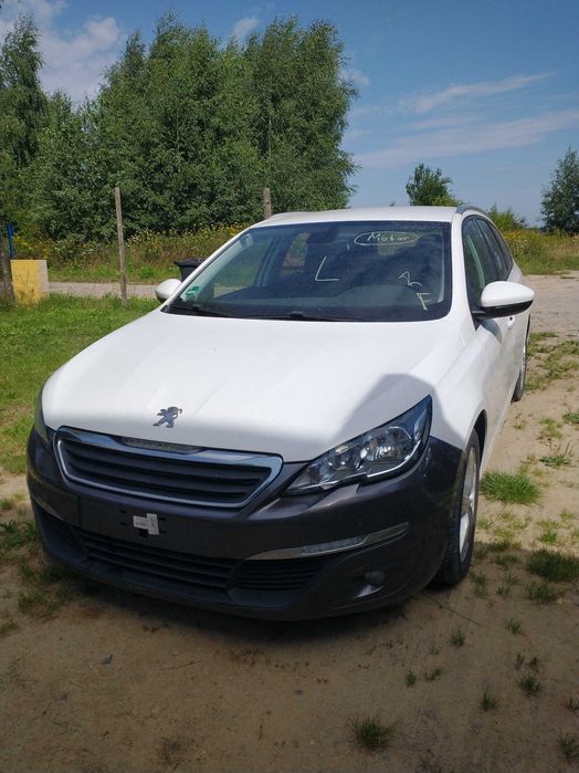 Peugeot 308 SW części drzwi, błotniki, zawieszenie 1.2 benz. 2014 rok