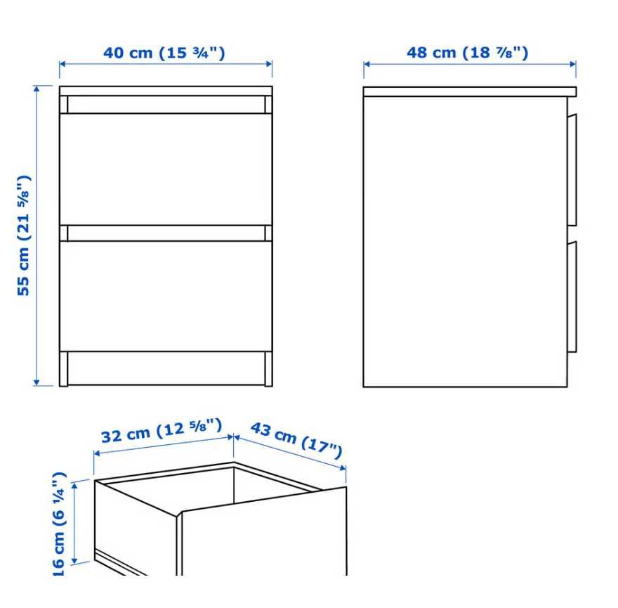 Conjunto Quarto MALM IKEA