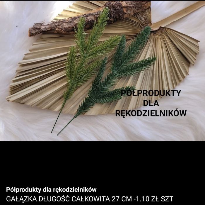 Gałązka jasna sztuczna