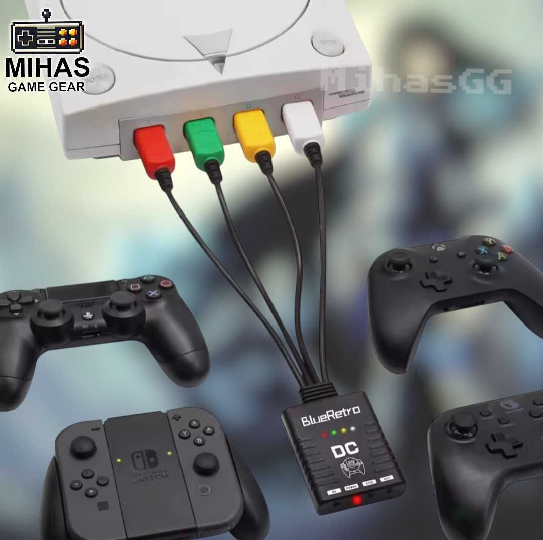 Bluetooth адаптер RetroScaler BlueRetro для SEGA Dreamcast