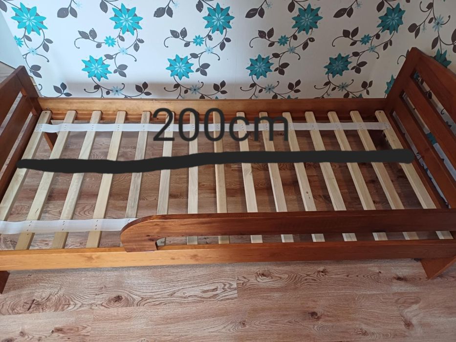 Łóżko drewniane 200cm×90cm