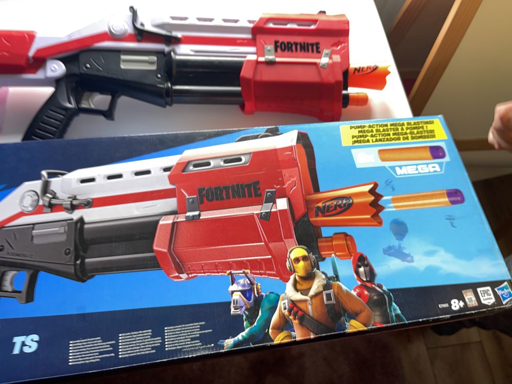 Pistolet nerf fortnite TS pompa