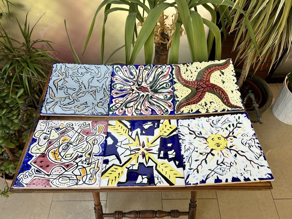Płytki ceramiczne kafelki Salvador Dali Vintage Design Zestaw Spain