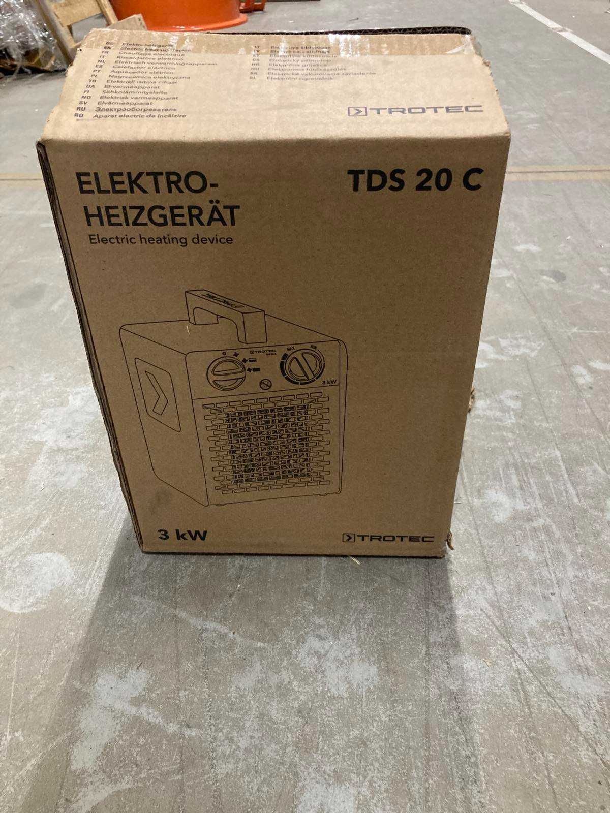 Теплова гармата електрична - TDS 20C, 3кВт, 180 м3/год (TROTEC)