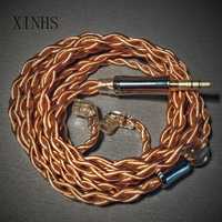 Xinhs Kabel 4 Rdzenie  6N QDC 3.5mm