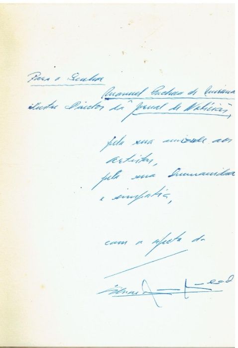 9698 As Vozes e os Muros - de Álvaro Manuel Machado / Autografado