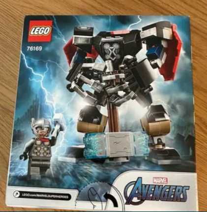 LEGO 76169 Marvel Super Heroes Opancerzony mech Thora, Nowy zestaw