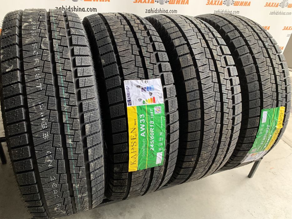 (4шт) нові 245/60R18 Kapsen SnowShoes AW33 (105T) зимові шини