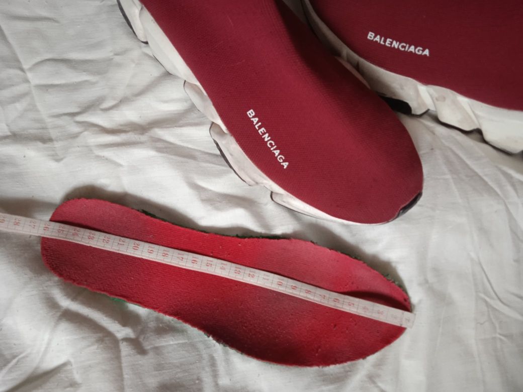 Кроссовки женские Balenciaga Speed Bordo ботинки р40 25.5см