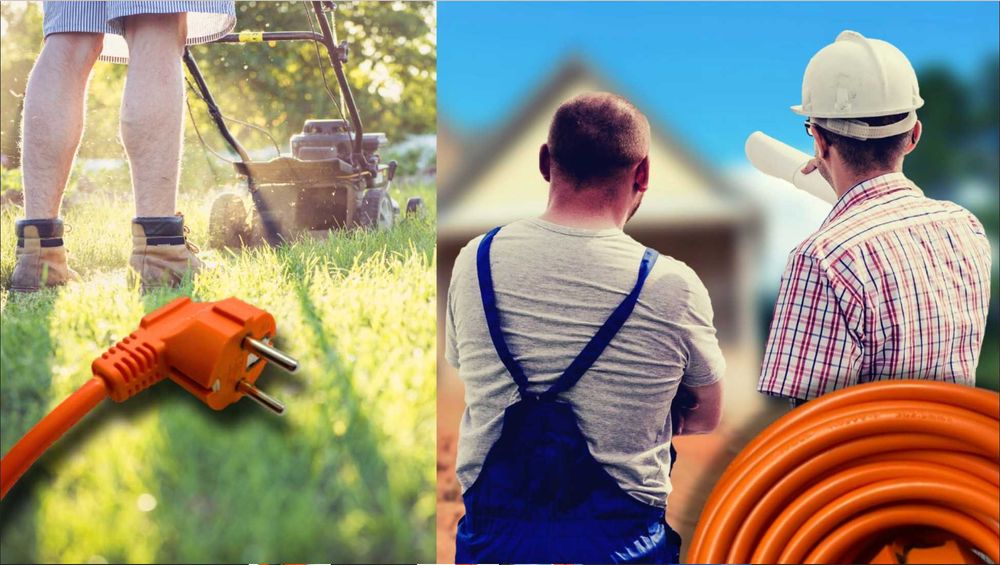 przedłużacz kabel ogrodowy do kosiarki 30m budowlany gruby sznur 3x2,5