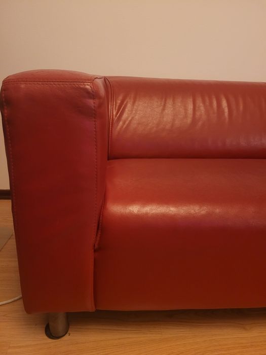 Sofá Klippan vermelho