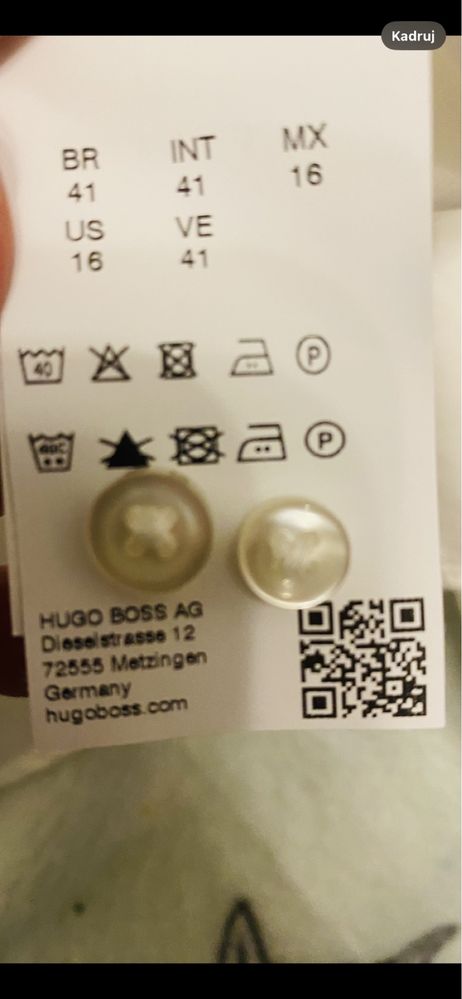 Hugo Boss koszula biała basic slim fit koszulka sweter bluza