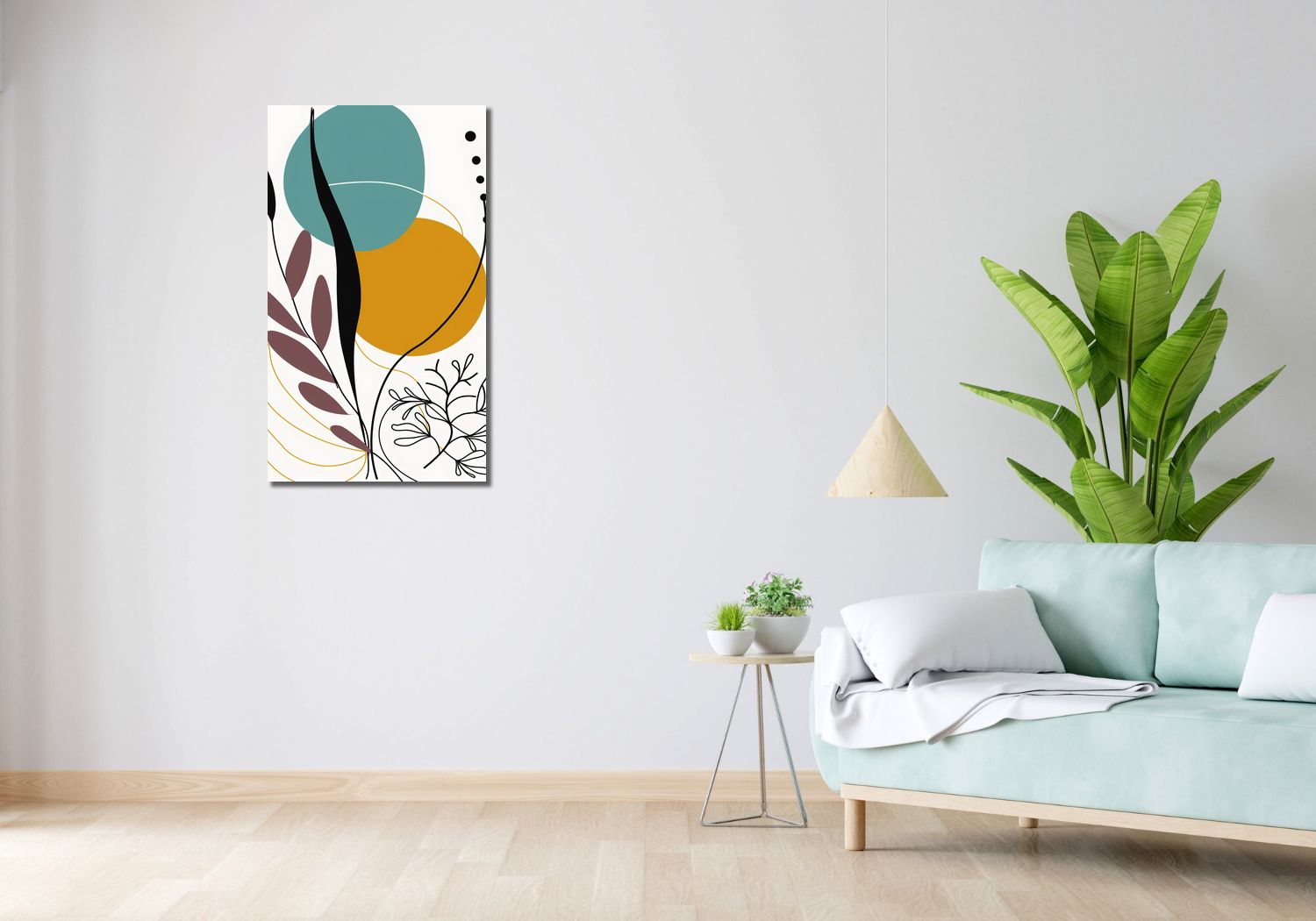 Obraz 50x90cm Akwarelowe Przebudzenie