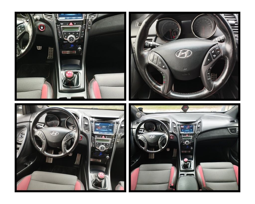 Hyundai i30 Turbo 186km,100% Bezwypadk, udokument przebieg,stan idealn