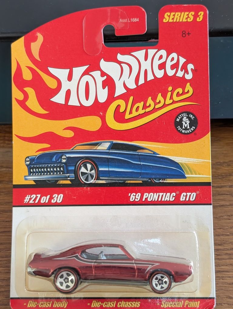 Hot Wheels 69 Pontiac GTO z 2006