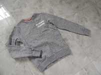 męska szara bluza wciągana super dry casual na co dzień S