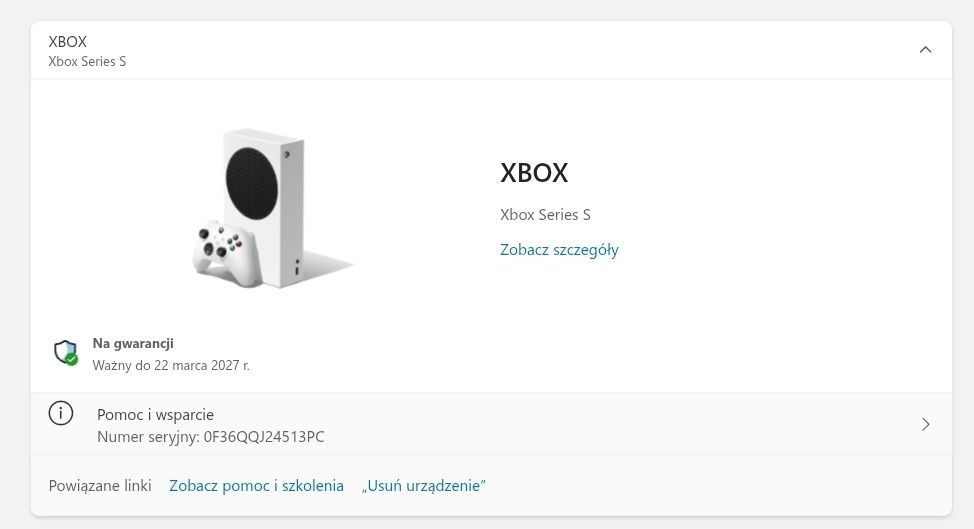 XBOX Series S 1Tb + 2 pada - Gwarancja