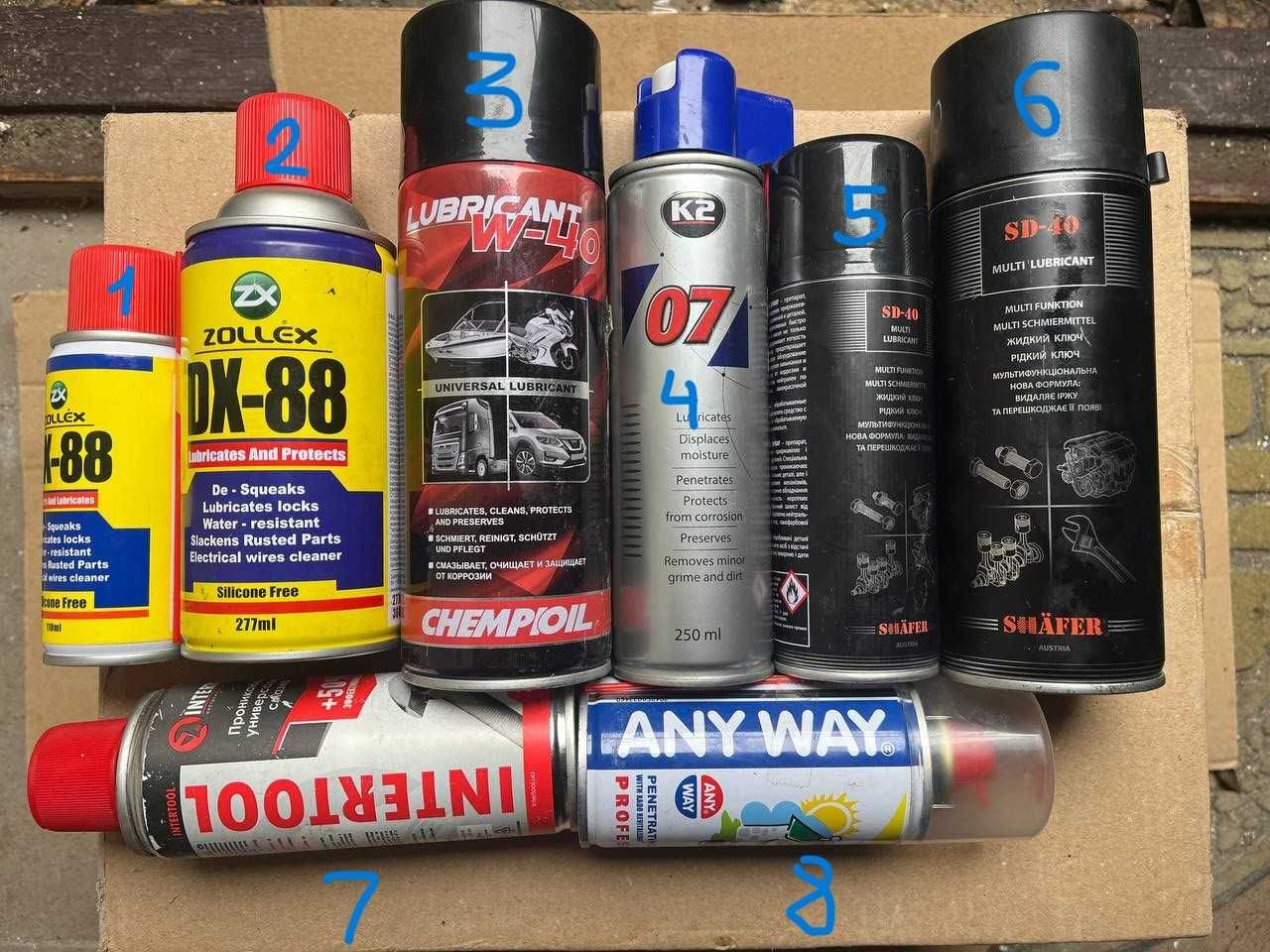 Смазка  WD-40 аэрозоль