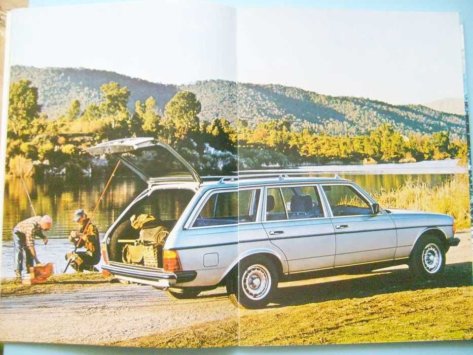 Mercedes W123 T-Modell / kombi S123 / 1980 prospekt 64 str., stan BDB-