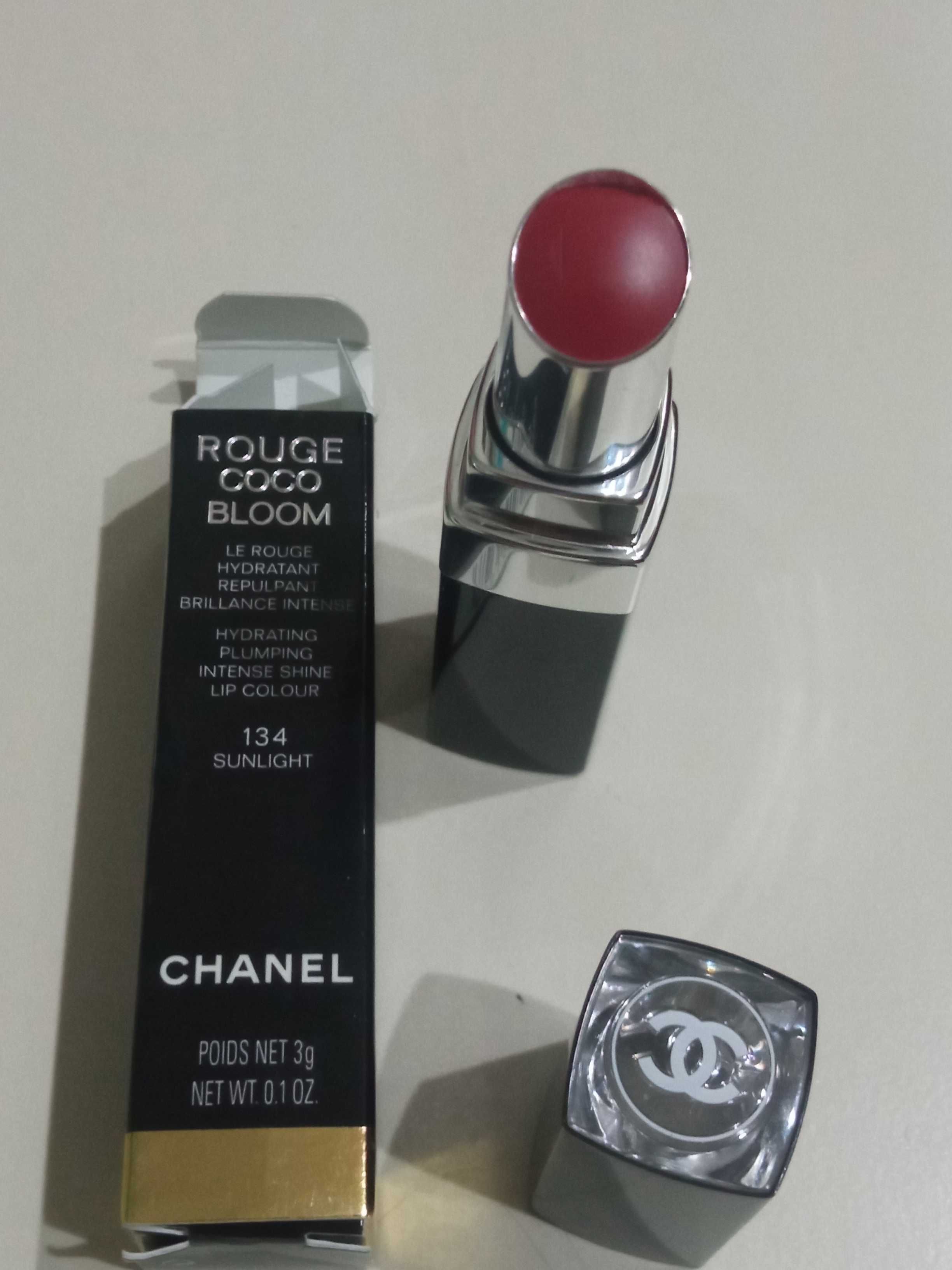 pomadka w sztyfcie chanel rouge Coco bloom nr 134