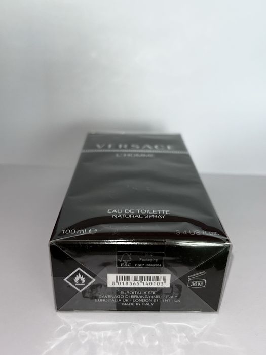 Versace L'Homme 100ml EDT - Klasyczne Perfumy Męskie - Oryginał Okazja