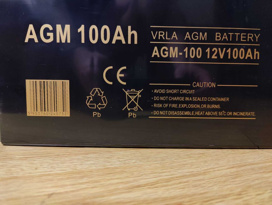 Продам AGM акумулятор Volt Polska VRLA AGM 12V 100Ah