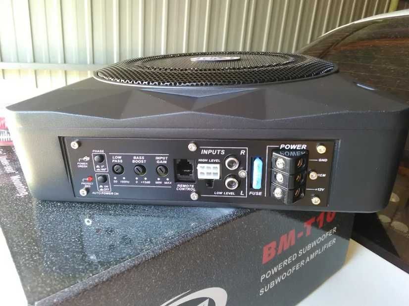 Активный плоский корпусный сабвуфер 800W мощный сабуфер
