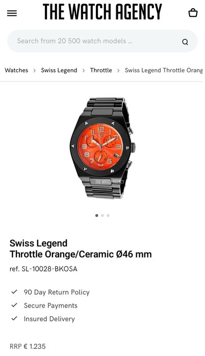 Годинник кераміка Swiss Legend 10541-06-BB Trimix Diver Chronograph