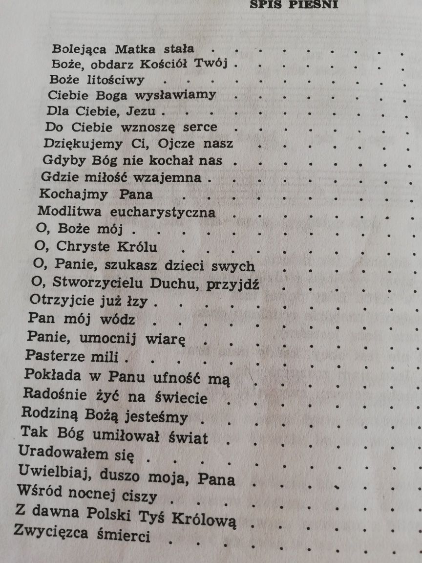 Książka do Religii Bóg z nami część 3 zbiór spis piosenek religijnych