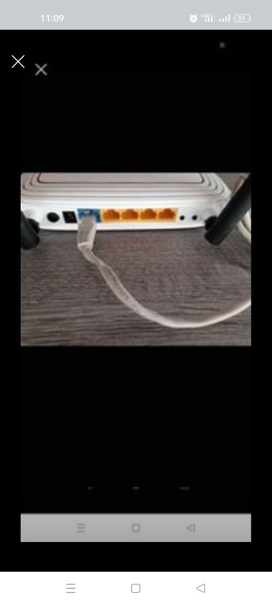 Router Wi-Fi TP-Link novo
Com o cabo de ligação à rede e transformado