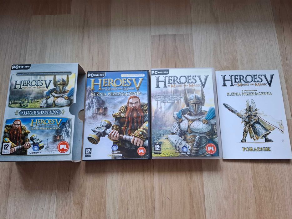 Heroes V 5 + Kuźnia Przeznaczenia + Heroes 3 Silver Edition PL PC