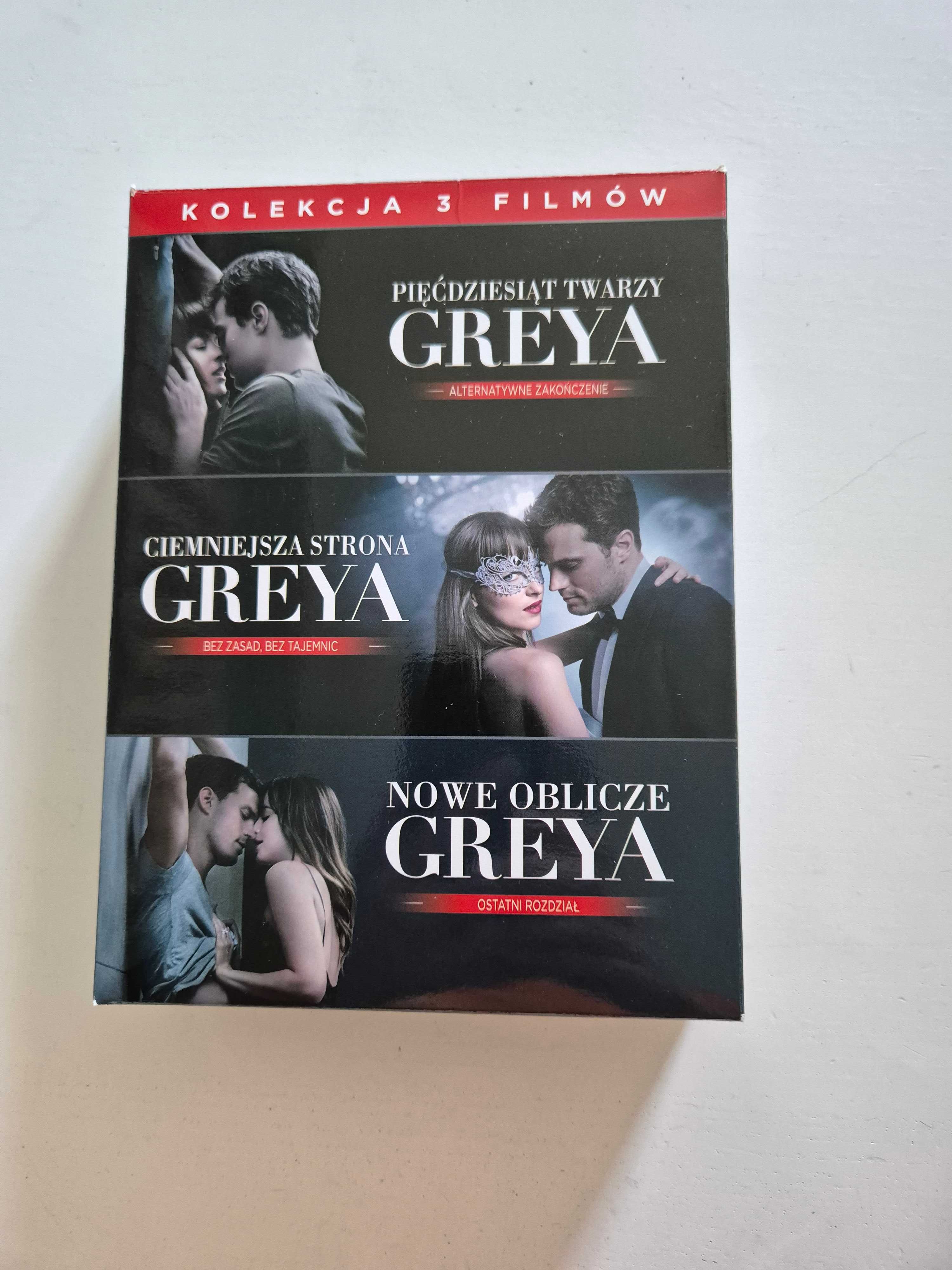 Film DVD 50 Pięćdziesiąt Twarzy Greya trylogia 50zł/zestaw