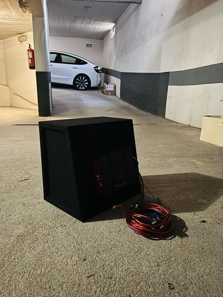 Pack Amplificador de graves subwoofer com cabos  gxt-3730 Pioneer